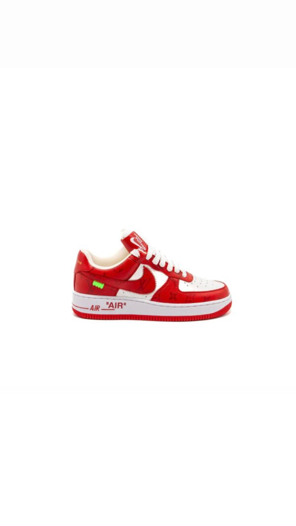 Louis Vuitton Nike Air Force 1 Low Virgil Abloh blanc/rouge